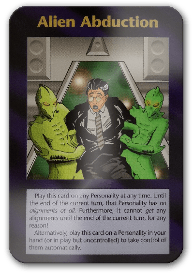 Alien Abduction Illuminati Card Game