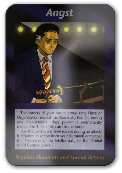 Angst from Illuminati Card Game