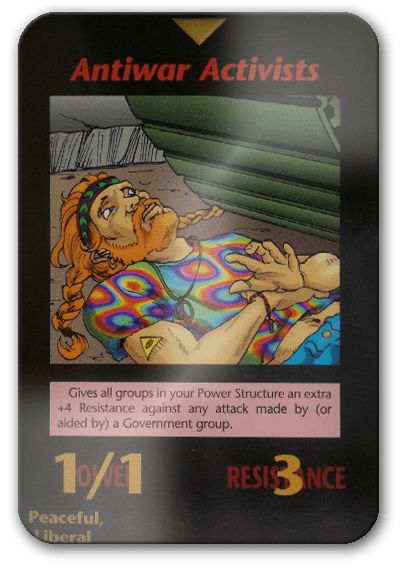 Anti-War Activist Illuminati Card Game