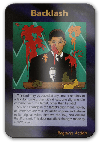 Backlash Illuminati Card Game