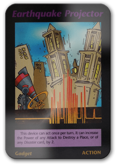 Earthquake Projector Illuminati Card Game