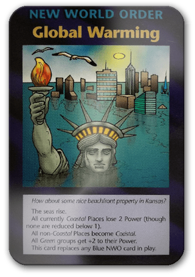 Global Warming Illuminati Card Game