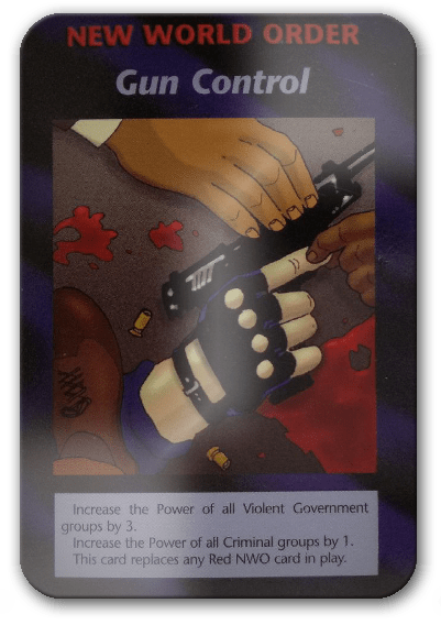 Gun Control Illuminati Card Game