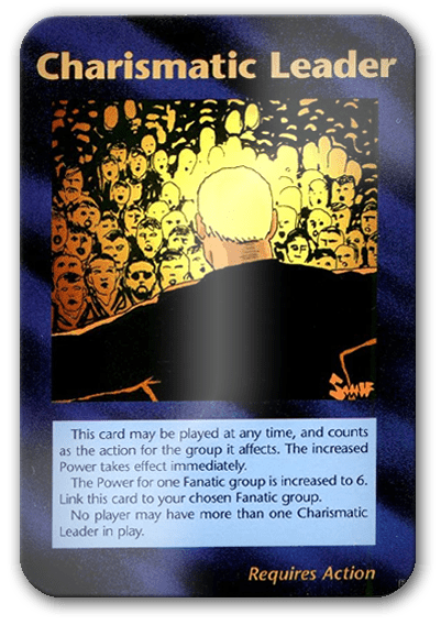 "Charismatic Leader" Illuminati Card Game