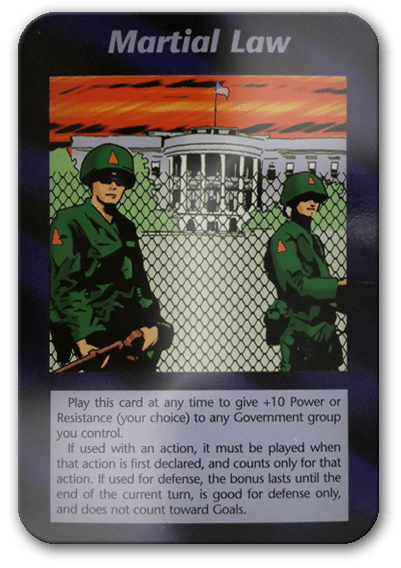 Martial Law Illuminati Card Game