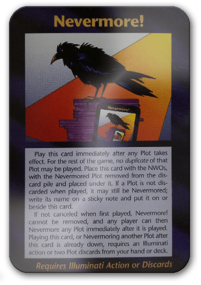 Nevermore Illuminati Card Game