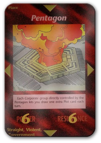 Pentagon Attack Illuminati Card Game