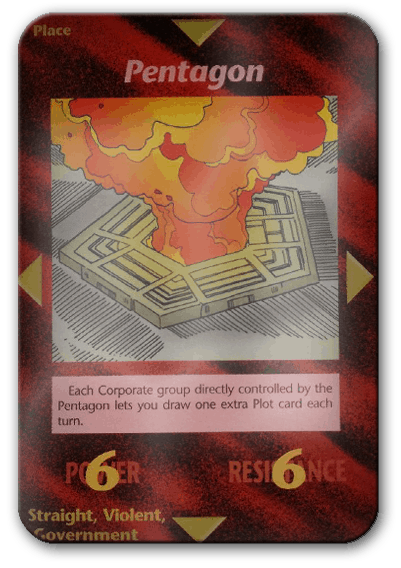 Pentagon Attack Illuminati Card Game