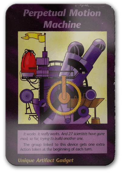 Perpetual Motion Machine Illuminati Card Game