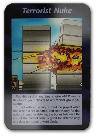 Terrorist Nuke Illuminati Card Game