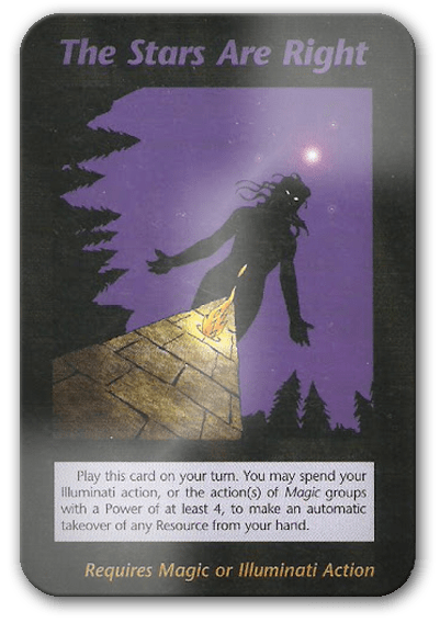 Stars Are Right Illuminati Card Game