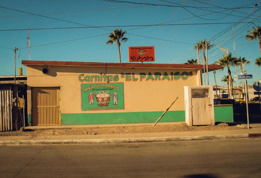 Surfing El Conejo Beach Baja California