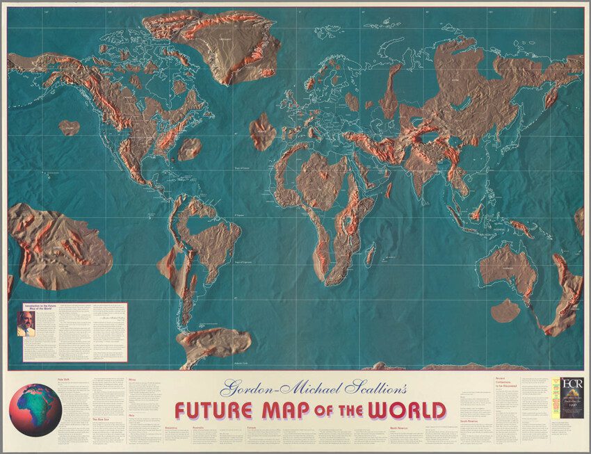 Cassandra Hypothesis Future World Map after the Pole Shift Scenario
