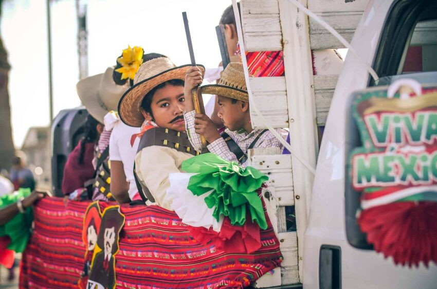 Guerrero Negro Baja California Mexico Revolution Celebration Parade Photography 