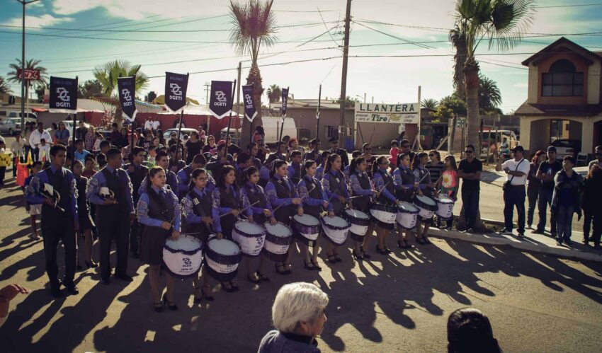 Guerrero Negro Baja California Mexico Revolution Celebration Parade Photography 