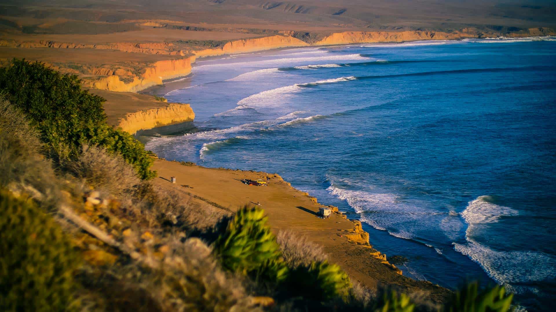 Surfing at Punta San José, Baja California