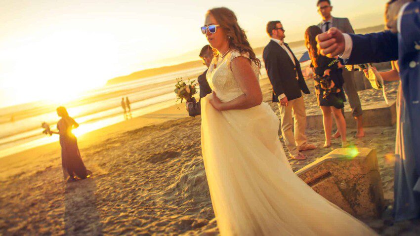 Bride at Sundown San Diego