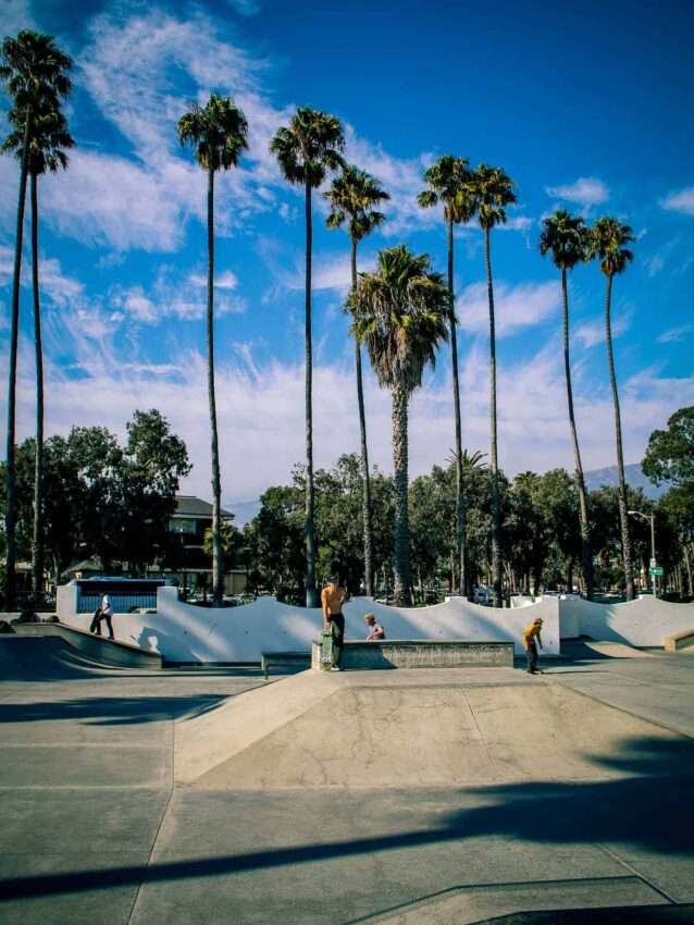 skatepark santa barbara california photography road trip