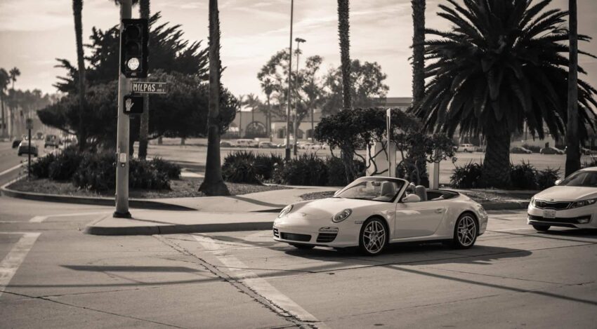 porsche santa barbara california photography road trip