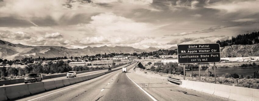 Highway in Washington Washington State Road Trip Photography